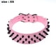 thumbnail image 2 of Dogs Kingdom - Collar de piel para perro con tachuelas negras de 2.0 in de ancho, collar bóxer Adepaton CPB-US-YY142-4, 2 of 5