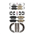thumbnail image 1 of Transit Auto Front Rear Ceramic Disc Brake Pads and Parking Shoes Kit for Car 2005-2010 Honda Odyssey KNN-101094, 1 of 8