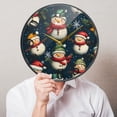 thumbnail image 5 of Snowmans Christmas Wall Clock 10 Inch Silent Non Ticking Battery Operated Easy to Read for Kitchen Living Room, 5 of 8