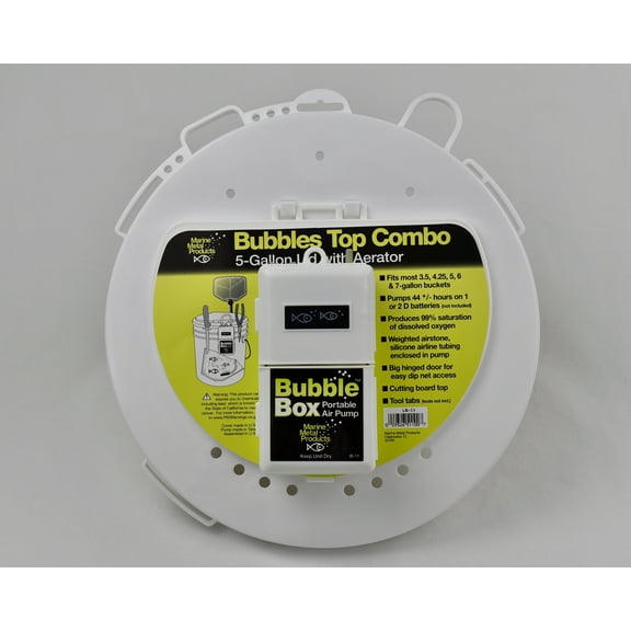 Marine Metal Products Bubbles Top Combo Aerator & Lid