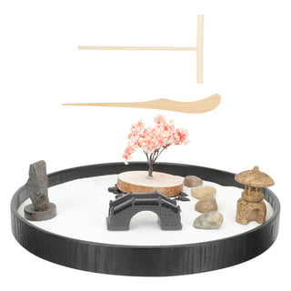  Zen Garden for Desk, 12x8in Premium Sand Tray Therapy