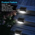thumbnail image 2 of Lumières DEL Solaires pour Terrasse Extérieure, Lumières DEL Solaires Étanches, 2 of 7