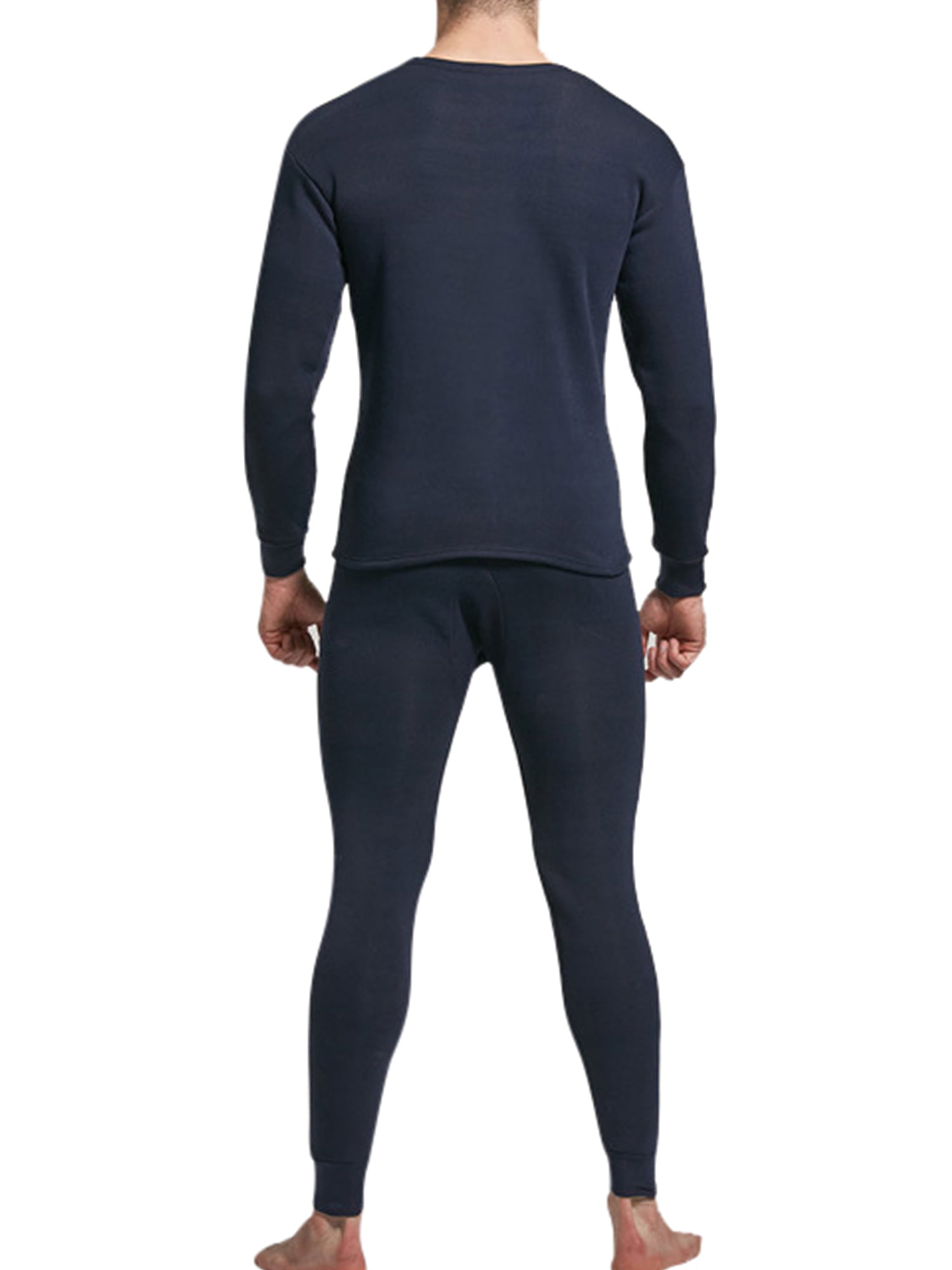 XL Mens Outdoor Base Layer Long Johns in Black L M 