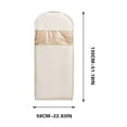 thumbnail image 2 of Space Saving Hanging Garment Bag for Coats Blankets, Sweaters, Seasonal Clothes with Self Compression Zipper, Space-Saving Dust-Proof Down Jacket Compression Storage Bag, 2 of 6