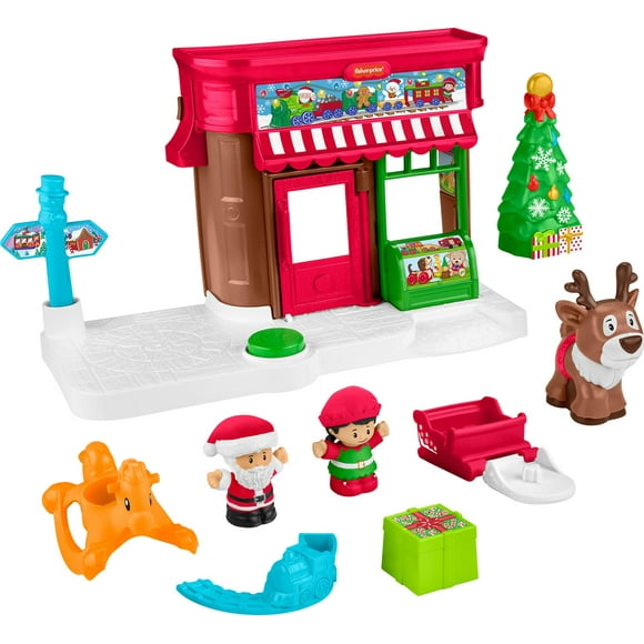 Set de juguetes Fisher-Price Little People Christmas Wonderland 1+Y