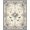 Blue Ivory Pink, Pattern 4, variant on ODIKA 8'x10' Washable Area Rug Non-Shedding, Easy Care, Boho Motif Whimsical Butterfly Vine Border Scattered Delicate for King Size Bedroom Under Bed, Master Suite