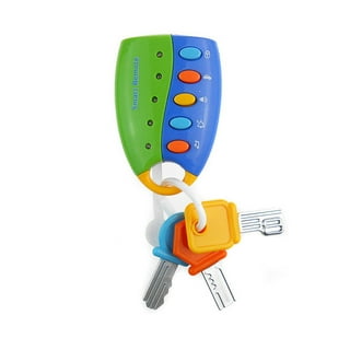 John Lewis Toy Car Keys This realistic keyring features a set of pretend  keys and 4 coloured buttons that make the f…