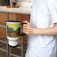 thumbnail image 2 of 3drose, Olive Trees with Yellow Sky and Sun by Vincent Van Gogh, 14oz Stainless Steel Travel Mug, 2 of 3