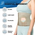 thumbnail image 5 of ORTONYX Abdominal Ostomy Belt for Men and Women, Post-Operative Care After Colostomy ileostomy Surgery, Adjastable Stoma Bag Hole/Beige L-XXL, 5 of 6