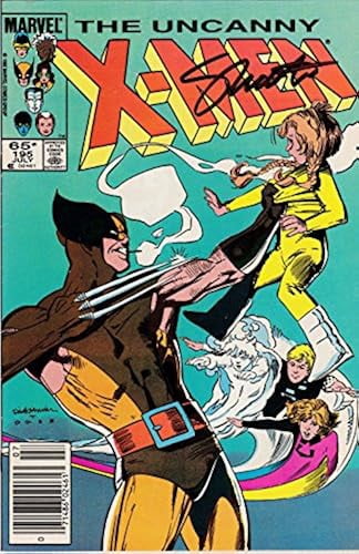 Uncanny X-Men #195 Signed Jim Shooter