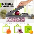 thumbnail image 3 of Cortador de Verduras Multifunción 8 en 1 Hiperware con Accesorios, 3 of 5