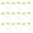 thumbnail image 5 of 20pcs Green Coconut Tree Bamboo Toothpicks for Cake and Appetizers Sturdy Disposable Design, 5 of 5