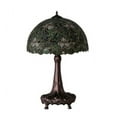 thumbnail image 6 of Meyda Tiffany 115262 Trillium & Violet 3 Light 31" Tall Buffet Table Lamp - MultiColor, 6 of 7