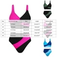 thumbnail image 3 of Ymyiu Swimsuit for Girls Girls 2 Piece Swimsuit Ruched Ruffle Trim Bikini Sets Adjustable Straps Bathing Suit for Teen Girls Size 11-12 Years (Blue,11-12 Years), 3 of 4
