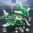 thumbnail image 1 of Estbridge Liquidation de Noël Rangement d'Aéronefs Piste Ensemble de Jeu Avion et Voiture Multifonction Jouet avec Modélisation Réaliste - Ensemble de Jeu de Rôle Aéroport Interactif pour Enfants - Comprend 1 Avion 4, 1 of 6
