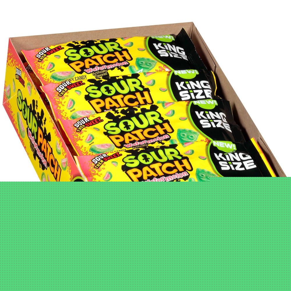 Sour Patch Kids Watermelon Soft and Chewy Candy, 3.4 Ounce -- 144 per Case.