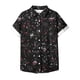 thumbnail image 3 of Mujeres Pantalones Cortos Casual Hawaii Impreso Manga Corta Blusa Superior, Regular Ajuste Sudadera de Verano Sexy, 3 of 5