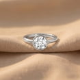thumbnail image 6 of Rosec Jewels IGI Certified Lab Grown Diamond Engagement Ring 3 Carat - IGI Certified - E-VS1 Quality - with Jewelry Box, 18K White Gold, US 9.50, 6 of 7