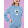 thumbnail image 2 of All You Need Positive Quote  Hoodie Women -Image by Shutterstock, Female 4X-Large, 2 of 4