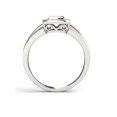 thumbnail image 3 of 1/5 Carat T.W. Diamond Single Halo Cluster Sterling Silver Engagement Ring, 3 of 5