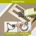 thumbnail image 4 of 4 in 1 Cleaning Brush for Knives, 2024 New Knife Brush Multifunctional Blade Cleaning Brush Crevice Cleaning Brush, Knife Sharpening Double Sided Stain Removal for Kitchen Utensils (Green), 4 of 6