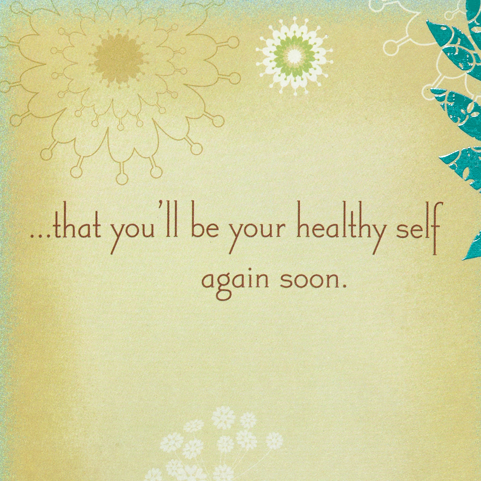 Hallmark Get Well Card (Sending Healing Thoughts)