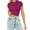 Rose Gold, variant on Fulijie Womens Tops,Womens Fashion Summer Short Sleeve Cute Crop Tops Casual Basic Crewneck Slim Fit T Shirts