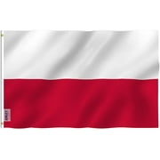 Anley Fly Breeze 0,9 x 1,5 m Drapeau de la Pologne – Drapeaux de la République de Pologne Polyester