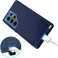 thumbnail image 6 of Designed for Samsung Galaxy S24 Ultra Heavy Duty Case, Triple Layer Protection Shockproof Dropproof Dustproof Anti-Scratch Phone Case Cover for Samsung Galaxy S24 Ultra,Blue, 6 of 7