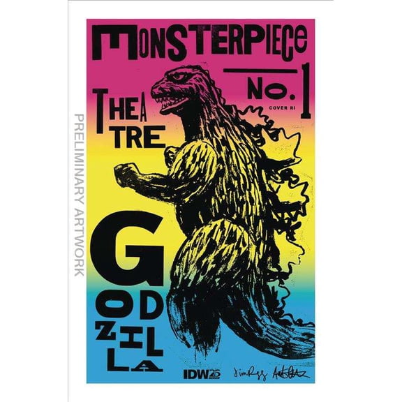 Godzilla's Monsterpiece Theatre #1C VF ; IDW Comic Book