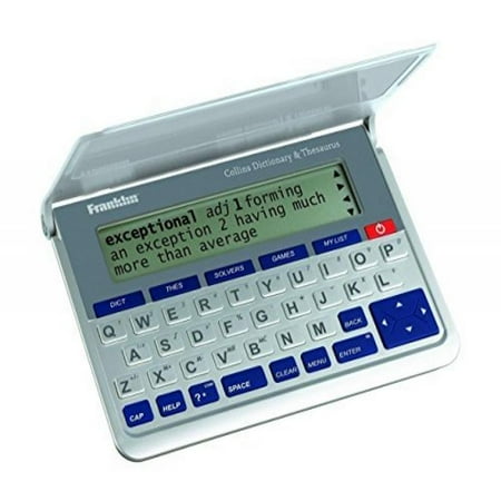 Franklin Pocket Collins English Dictionary and Thesaurus Crossword - New DMQ570