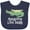 Navy Blue, variant on Inktastic Alligator Handsome Like Daddy Baby Boy Boys Baby Bib