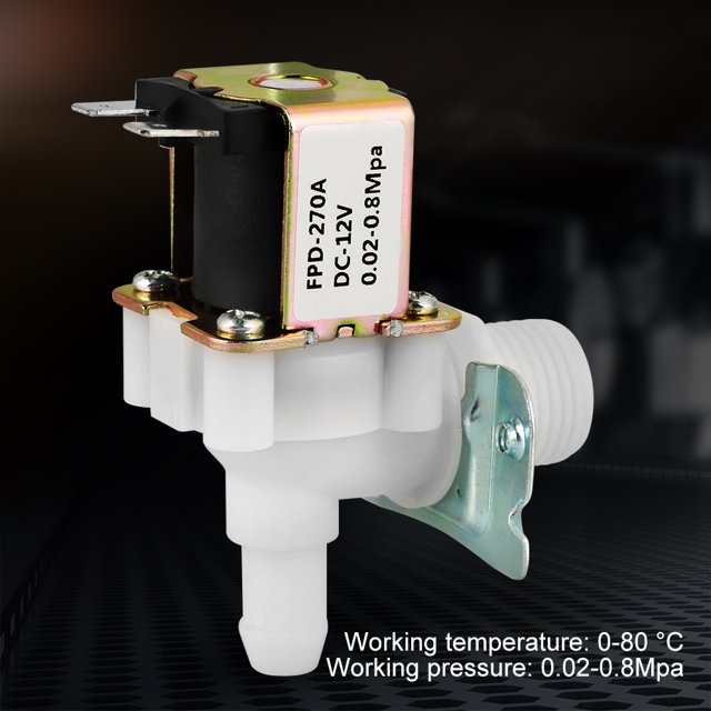 Practical Electric Solenoid Valve, N/C Water Inlet Valve, Stable DN15 Solar Water Heater For Electrical Equipment