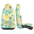 thumbnail image 3 of Sikiie Pineapples1 Car Seat Protector 2 Pack Car Seat Cushion Mat, Car Seat Covers for SUV, Truck, Van, 3 of 7