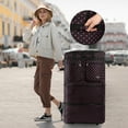 thumbnail image 3 of 3 Layer Expandable Foldable Luggage Bag with Universal Wheels & Removable Shoulder Strap,Collapsible Rolling Duffel Travel Bag for Trip Moving Storage Study Abroad,36 Inch, 3 of 9