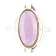 thumbnail image 4 of Shine Bright Purple Amethyst Sterling Silver and Gold Ring, 4 of 4