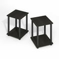 thumbnail image 3 of Pemberly Row End Table in Set of Two in Black Espresso/Black, 3 of 6