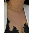thumbnail image 2 of 18K Gold Vermeil Rice Bead Thin Chain Necklace, 2 of 11