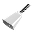 thumbnail image 3 of Blinkol Cowbell with Handle Cheering Hand Bell Hand Percussion Call Bell Call Bell Alarm White, 3 of 8