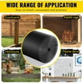 thumbnail image 6 of Black Hardware Cloth 72" x 50' | 1/2 Inch Mesh 19 Gauge | Vinyl Coated Welded Wire Mesh Roll | PVC Hardware Cloth & Chicken Wire Fencing for Garden Fence and Home Improvement Projects, 6 of 7