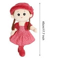 thumbnail image 3 of Xqxayjr under $5 SoftBabyDoll 45cm, Soft Stuffed Doll, 45cm Cute Rag Doll with Hat Skirt, PlushBabyDollToyforGirls, Cuddly Companion Doll forKids, Beautiful Princess Doll Gift, 3 of 3