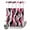 AbstractZF0416, variant on No Hook Shower Curtain with Built-in Rings - Pink Black Grey Lines Washable Waterproof Fabric Bathroom Curtains for Hotel,Rentals, Stall 48 X 72 Inch , Modern Abstract Stripes