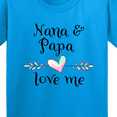 thumbnail image 4 of Inktastic Nana and Papa Love Me Heart Grandchild Youth T-Shirt, 4 of 5