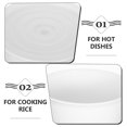 thumbnail image 3 of Milisten Cuiseur à Riz Cuisine Micro-Ondes Contenant de Rangement pour Aliments Cuiseur à Riz Gruau Cuiseur à Oeufs 1 Ensemble, 3 of 8