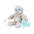 thumbnail image 1 of Dr. Brown's Lovey Pacifier and Teether Holder Sloth with Happy Paci Silicone Pacifier, 1 of 6