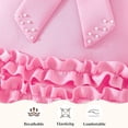 thumbnail image 4 of 0-5Y Kids Baby Dresses Girls Clothes Sleeveless Front Big Bow Beading Pearl Lace Cake Dress For Girls Children Party Gowns, 4 of 6