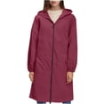 thumbnail image 3 of Pyhlmscde Women's Thin Work Rainproof And Windproof Coat, Jackets for Women, Women Fall Clothes, Winter Clothing for Women, 3 of 6