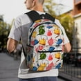 thumbnail image 7 of Fotbe Watercolor Teapots Lightweight Casual Laptop Backpack for Men and Women, Daily use Waterproof backpack, Backpack for College, 7 of 7
