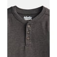 thumbnail image 2 of Wonder Nation Boys Henley Shirt with Long Sleeves, Sizes 4-18, 2 of 3