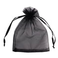 thumbnail image 1 of Bolsas de Organza con cordón de Color, paquetes pequeños de joyería con cuentas, embalaje de regalo de boda y Navidad, 50/100 unidades, 7x9 Cm, 70%, 1 of 4